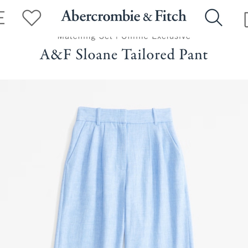 Abercrombie Sloane Tailored Pants